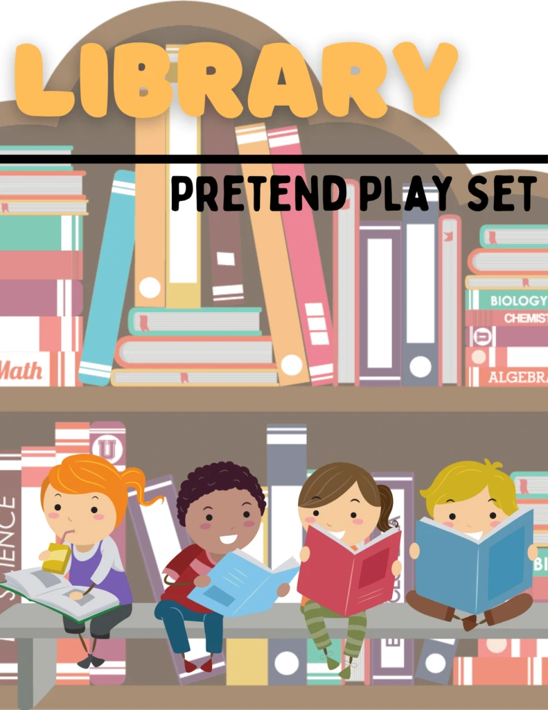 playing library printable cover page